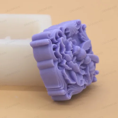 Miniatura 3 de Molde de silicona para bombas de baño, molde para hacer jabón, hecho a mano, manualidades, cera de resina, yeso, arcilla, molde de abeja (11124)
