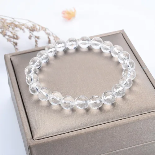Miniatura 3 de Cherry Tree Collection Gemstone Beaded Stretch Bracelet 8mm Round Beads 7