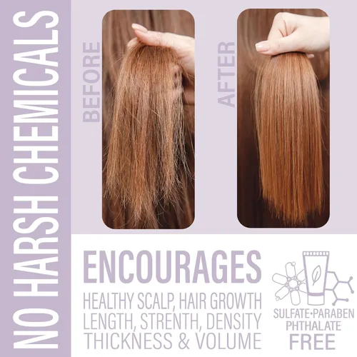 Miniatura 5 de Luxiny Juego de champú y acondicionador para el cabello, barras de lavanda sin sulfato, fabricado en Estados Unidos
