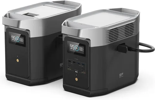 Miniatura 9 de EF ECOFLOW - Estación de energía portátil DELTA 2, batería de 1024 Wh LiFePO4 (LFP), salida de 1800 W AC/100 W USB-C, panel solar opcional