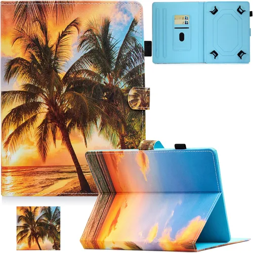 Miniatura 15 de Funda universal para tablet de 9.0 a 10.5 pulgadas, ranuras para tarjetas para iPad 9.7/iPad 10.2/iPad 10.5/Galaxy Tab 3 10.1/Tab 4 10.1/Tab S3 Oso