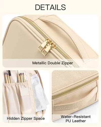 Miniatura 3 de Vlando Regalo para Mujeres,Bolsas de Maquillaje de Viaje para Mujeres,Regalos de Cumpleaños para Amigas, Ideas de Regalo de Cumpleaños Iniciales