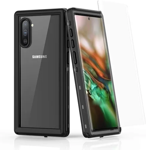Miniatura 8 de LEMAXELERS Diseñada para Galaxy Note 9, funda impermeable con protector de pantalla integrado [IP68 bajo el agua]