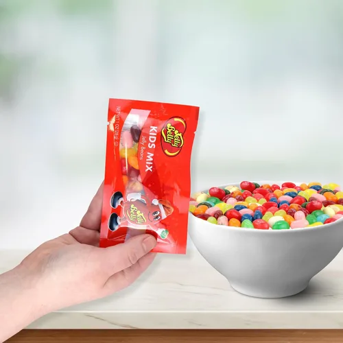 Miniatura 4 de Needzo Gomitas de Navidad, bolsas indiviudales, dulces de relleno de calcetines, paquete de 5