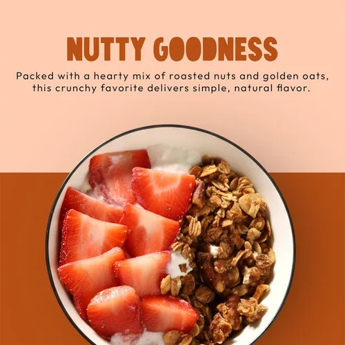 Miniatura 4 de Kellys Four Plus Granola Cereal Nutty Healthy Granola para yogur Snacks hechos a mano para el desayuno – 12 onzas