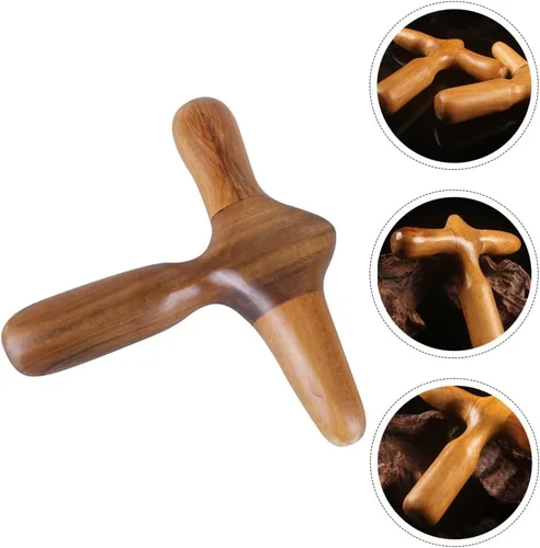 Miniatura 6 de Lurrose Herramientas de mano Herramientas de masaje tailandés de madera Masajeador Herramienta de punto de salud china Baoding Fitness Bolas