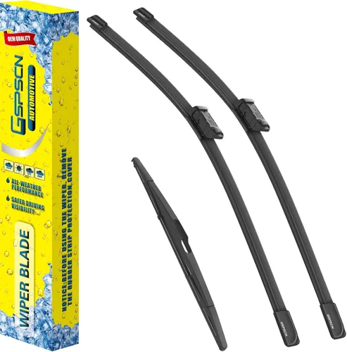 Miniatura 12 de GSPSCN 2 limpiaparabrisas de repuesto para Cooper R55, R56, R57, 2013, 2014, 2015, 19 + 18 pulgadas (juego de 2)
