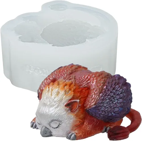 Miniatura 15 de Moldes de resina de ajolote para manualidades de arcilla de yeso epoxi