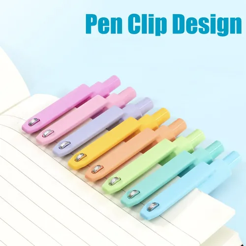 Miniatura 2 de Vitoler - Bolígrafos de gel bonitos, paquete de 8 bolígrafos de punta fina de 0.020 in con juguetes antiansiedad, de secado rápido For Women, For