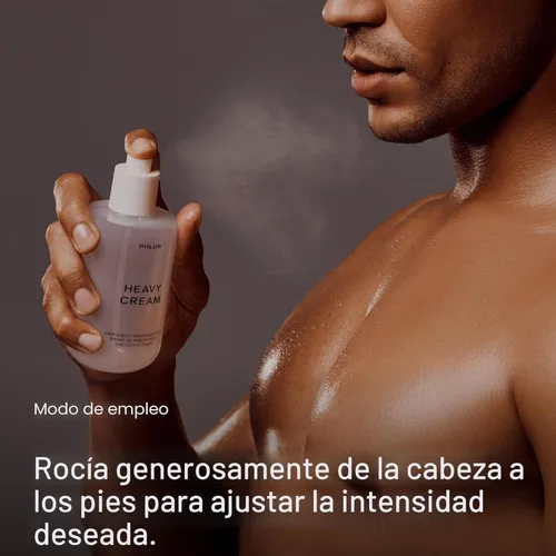 Miniatura 4 de PHLUR Heavy Cream Body Mist - Spray corporal y para cabello con aroma a malvavisco, crema batida, jazmín, coco y vainilla (8 onzas líquidas)