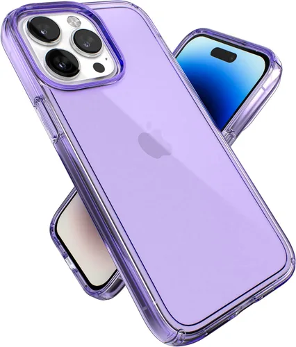Miniatura 10 de Speck Funda transparente para iPhone 14 Pro Max, protección contra caídas, resistente a los arañazos, funda delgada de doble capa para iPhone de 6.7