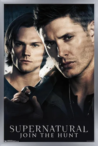 Miniatura 11 de Trends International Supernatural - Póster de pared de hermanos, 14.725 x 22.375 pulgadas, versión enmarcada de madera de granero