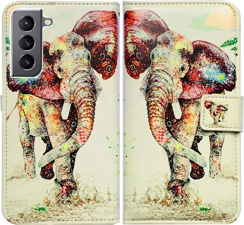 Miniatura 15 de Bcov Funda para Galaxy S22, diseño de pájaro negro y verde con tapa para teléfono con ranura para tarjeta y soporte para Samsung Galaxy S22 5G