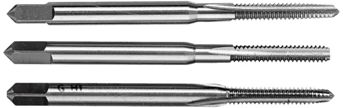 Miniatura 2 de Kodiak Cutting Tools KCT200154 - Juego de roscadores manuales fabricados en Estados Unidos, incluye tapones cónicos, enchufe y grifos inferiores