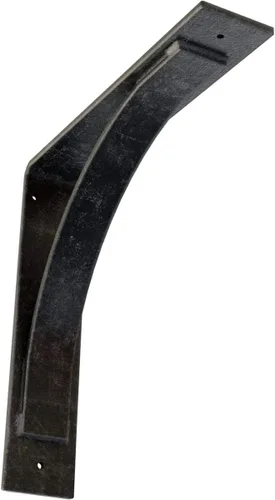Miniatura 86 de Soporte de acero Morris de 3 pulgadas de ancho x 6 pulgadas de profundidad x 6 pulgadas de alto, latón envejecido