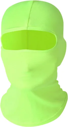 Miniatura 11 de Kewucn Pasamontañas de esquí de cara completa, protección contra los rayos UV y el viento, máscara facial para clima caluroso de verano, Negro