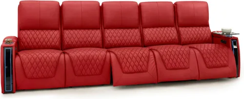 Miniatura 26 de Seatcraft Apex Zero-Gravity CoolZero - Asiento de cine en casa de cuero italiano, reposacabezas eléctrico, lumbar eléctrico, reclinable eléctrico