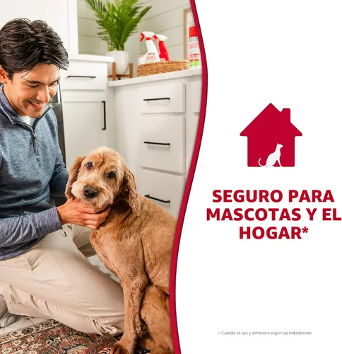 Miniatura 9 de Nature's Miracle Removedor de manchas y olores para perros, fórmula de control de olores, repuesto, 1.33 galones