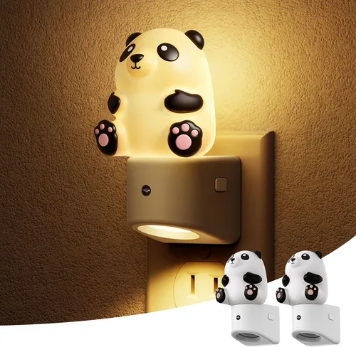 Miniatura 16 de L LOHAS LED - Luz nocturna enchufable para niños, luces nocturnas 3D de cachorros lindas con sensor de atardecer a amanecer, 1600K/2700K/5000K 3CCT