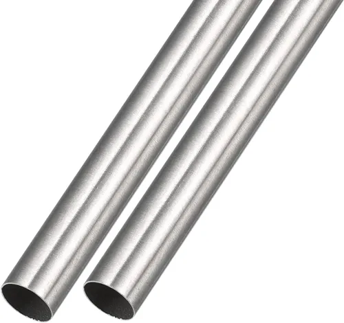 Miniatura 44 de METALLIXITY Tubo de acero inoxidable 304 (0.236 in de diámetro x 0.039 in de pared T x 9.843 in de largo), 2 piezas, tubo recto - para muebles