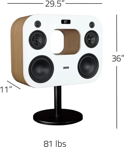 Miniatura 7 de Fluance Fi70W Sistema de Música Inalámbrico de Alta Fidelidad de Tres Vías con Potente Amplificador y Subwoofers Duales de 8" (Bambú de la Suerte)