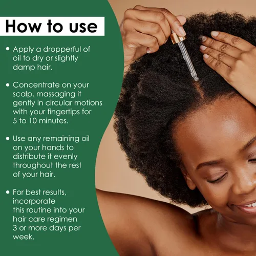 Miniatura 5 de Seddy Aceite para el crecimiento del cabello con biotina, cafeína, palma enana americana, romero, ricino y jojoba - Tratamiento del cuero cabelludo