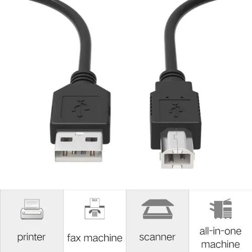 Miniatura 2 de ABLEGRID Cable USB de 6 pies para Provo Craft Cricut Gypsy GPSY0001 Máquina de diseño portátil