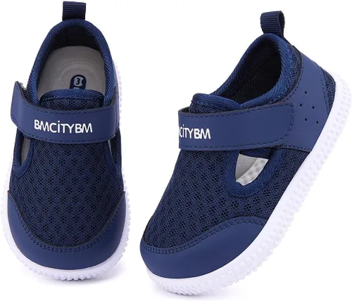 Miniatura 89 de BMCiTYBM Zapatos de bebé para niños pequeños, zapatillas de malla transpirable antideslizantes