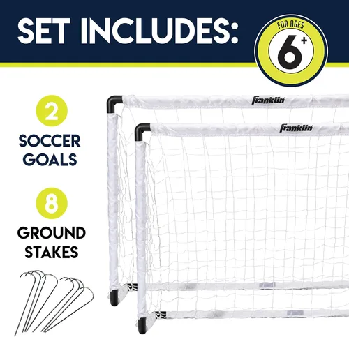 Miniatura 4 de Franklin Sports MLS Mini Goal Set - 54 pulgadas