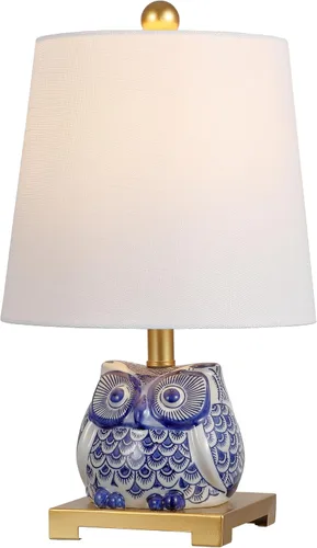 Miniatura 7 de JONATHAN Y JYL3014B Justina 16" lámpara de mesa LED mini de cerámica, estilo cabaña, transición, para recámara, sala de estar, oficina, habitación
