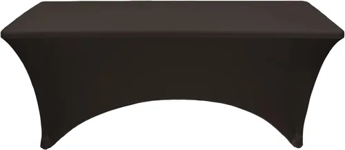 Miniatura 4 de YOUR CHAIR COVERS - Paquete de 2 manteles de mesa elásticos de elastano para mesas rectangulares de 6 pies, 72 pulgadas de largo x 30 pulgadas