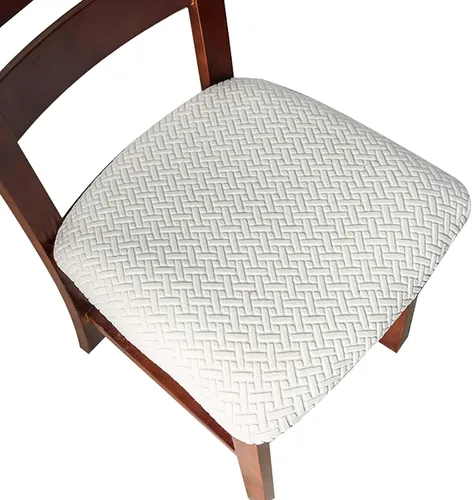 Miniatura 10 de Genina Fundas de asiento impermeables para sillas de comedor, fundas de asiento de silla de comedor, fundas de asiento de cocina, fundas de asiento