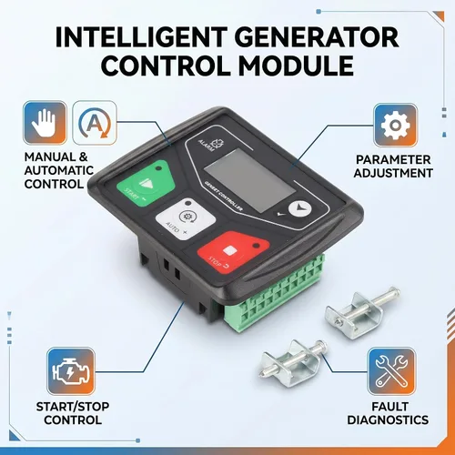 Miniatura 4 de Controlador automático del generador de parada de arranque DC30D resistente a la intemperie para el monitor de falla de la red eléctrica del ATS