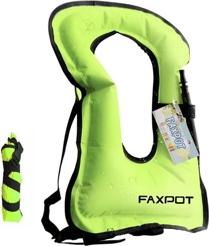 Miniatura 12 de Chaleco de esnórquel, chaleco de natación inflable portátil para adultos, para kayak, flotabilidad, buceo, surf, chaleco de esnórquel, chaqueta