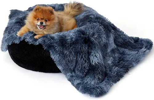 Miniatura 27 de Bedsure Mantas para perros grandes, manta impermeable mullida para perro para protector de sofá y cama, lavable, manta mullida de piel sintética Gris