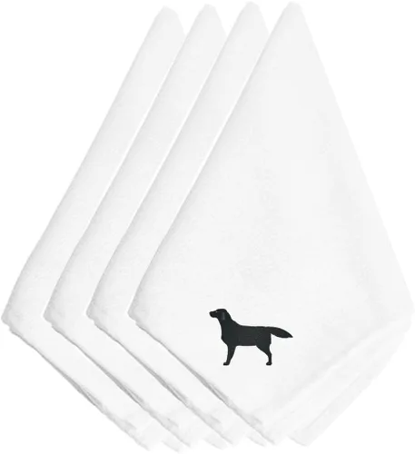 Miniatura 51 de Caroline's Treasures BB3448NPKE Affenpinscher - Juego de 4 servilletas bordadas, lavables, suaves, duraderas, servilletas de mesa para hotel