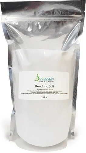 Miniatura 8 de Soapeauty Sal Dendrítica Sal de baño y cuerpo de grano fino premium para exfoliantes, exfoliantes y baños de leche Alta absorción para aceites