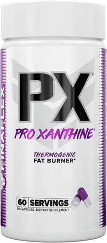 FINAFLEX PX PRO Xantina - 60 cápsulas termogénico - Promueve la energía, el enfoque y la supresión del apetito - Con cafeína y TeaCrine - 60