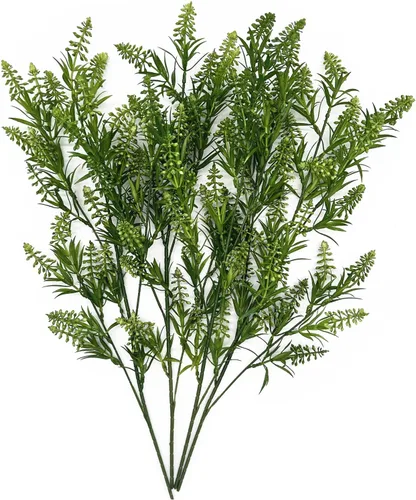 Miniatura 28 de Sauce llorón falso, plantas colgantes artificiales de plástico, hojas verdes, plantas de vid sintética, guirnalda de hiedra para el hogar