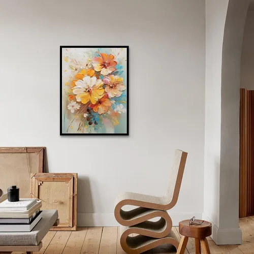Miniatura 2 de QDSSDECO Marco para póster de 18 x 24 pulgadas, marco de madera negra con plexiglás de formatos horizontal y vertical, para colgar en la pared