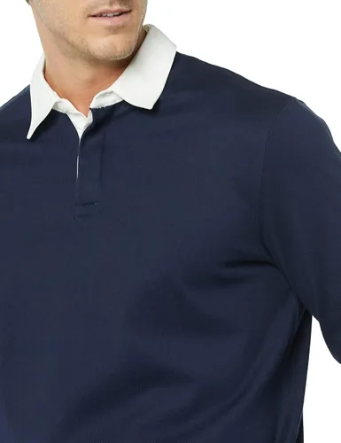 Miniatura 5 de Tienda Essentials Men's Organic Cotton Long Sleeve Rugby Top (Previously Tienda Aware)