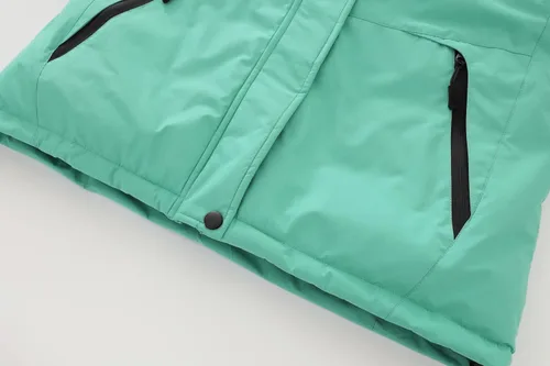 Miniatura 6 de Spmor Chaqueta de esquí impermeable con capucha para mujer, abrigo de snowboard cálido para invierno