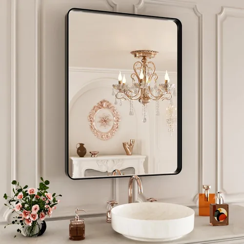 Miniatura 56 de Espejo de baño LED de 72 x 36 pulgadas, retroiluminado y frontal iluminado, espejo de tocador grande iluminado con luces, antiniebla, regulable