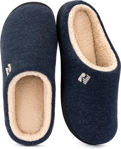 Miniatura 7 de RockDove Pantuflas tipo zueco con forro de sherpa para hombre