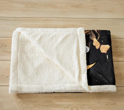 Miniatura 3 de Manta gótica de calavera para niños, manta de forro polar con diseño de colibrí y flores rústicas para sofá de dormitorio, manta ligera exótica