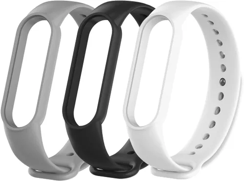 Miniatura 9 de Senter Correa de reloj de silicona suave Banda de repuesto para Xiaomi Mi Band 5 y Mi Band 6 Smart Watch Azul oscuro