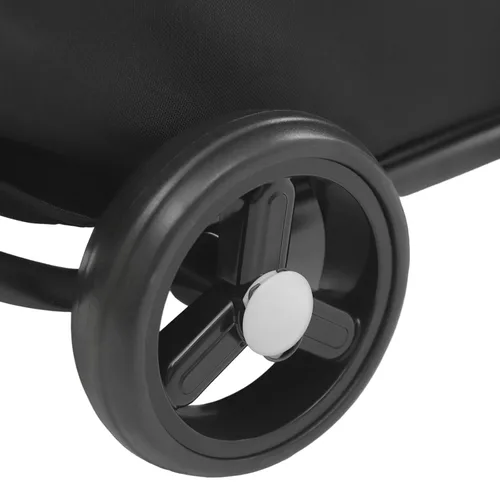 Miniatura 9 de Cochecito para perros, carrito plegable portátil para perros con 4 ruedas, cochecito para mascotas para perros pequeños, gatos de hasta 16.53