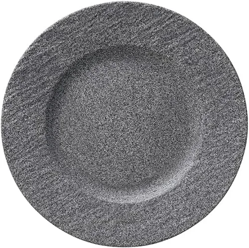 Miniatura 9 de Villeroy & Boch Manufacture Rock - Plato para pasta con borde ancho, porcelana premium, fabricado en Alemania, apto para lavavajillas y microondas