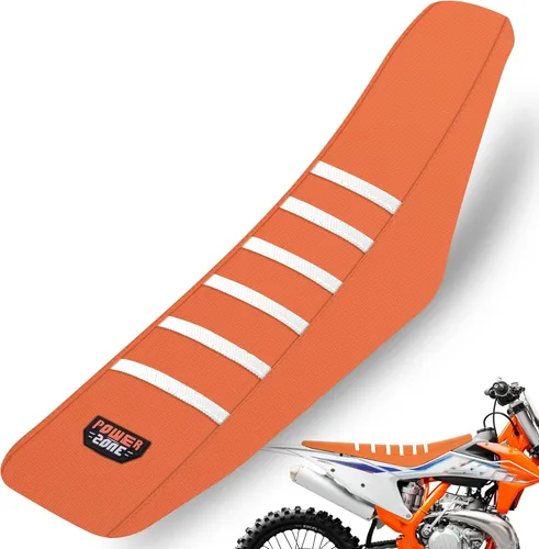 Miniatura 10 de Funda de asiento para moto fewfuss - Funda de asiento universal con raya blanca para moto de tierra - Fundas de asiento para moto de motorcross Azul