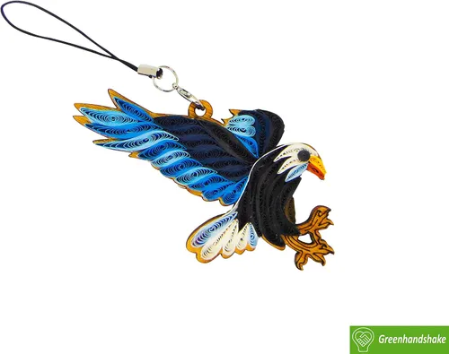 Miniatura 3 de Colección Quilling Bird Lovers – Adornos de quilling hechos a mano para amantes de los animales, decoraciones para el hogar y días festivos, dijes